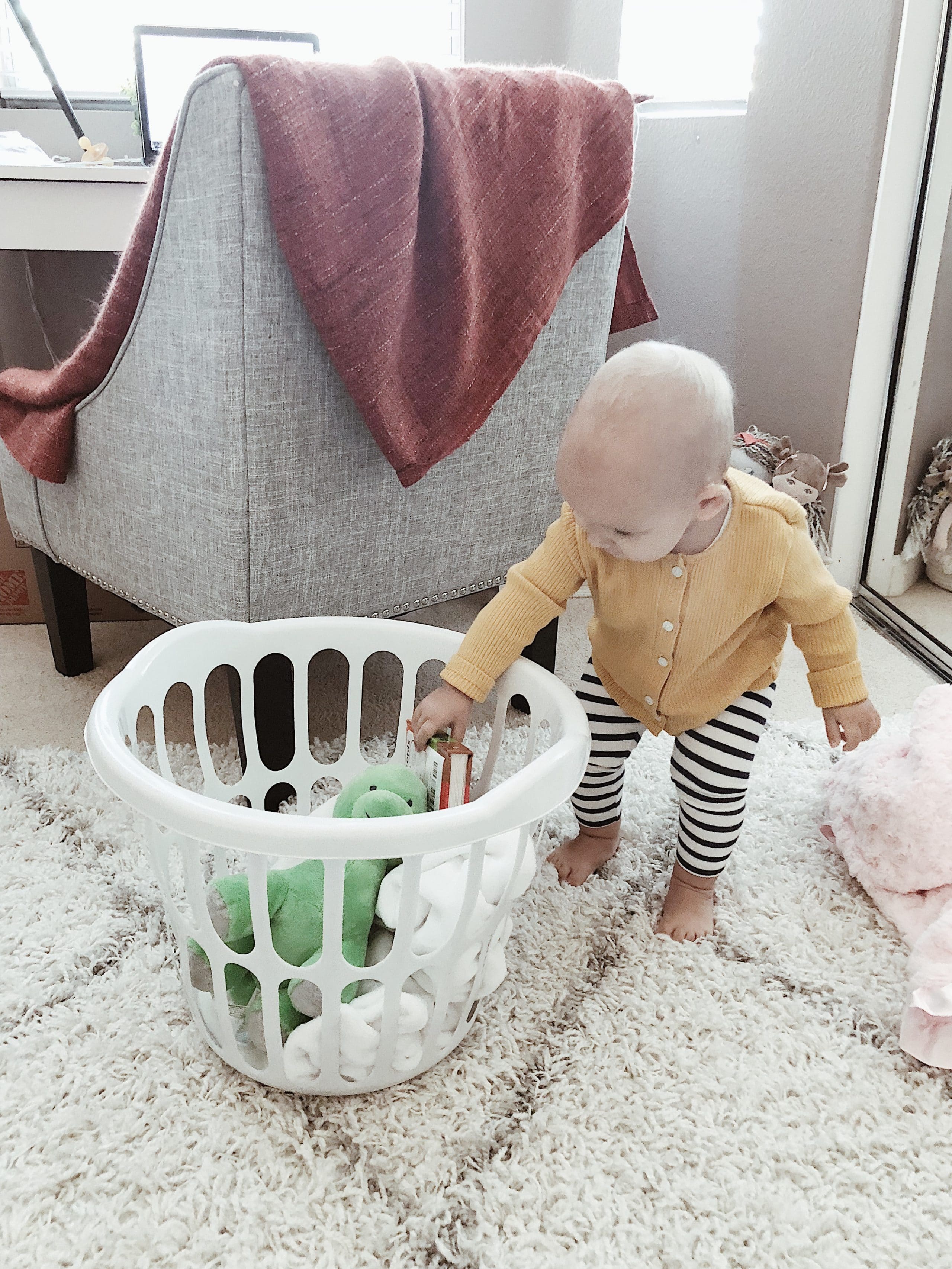 Laundry Basket Toddler Activity