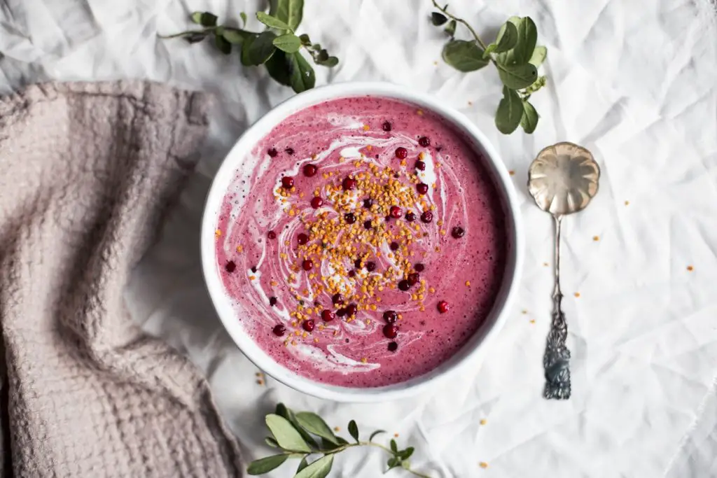 Pomegranate Lingonberry Smoothie