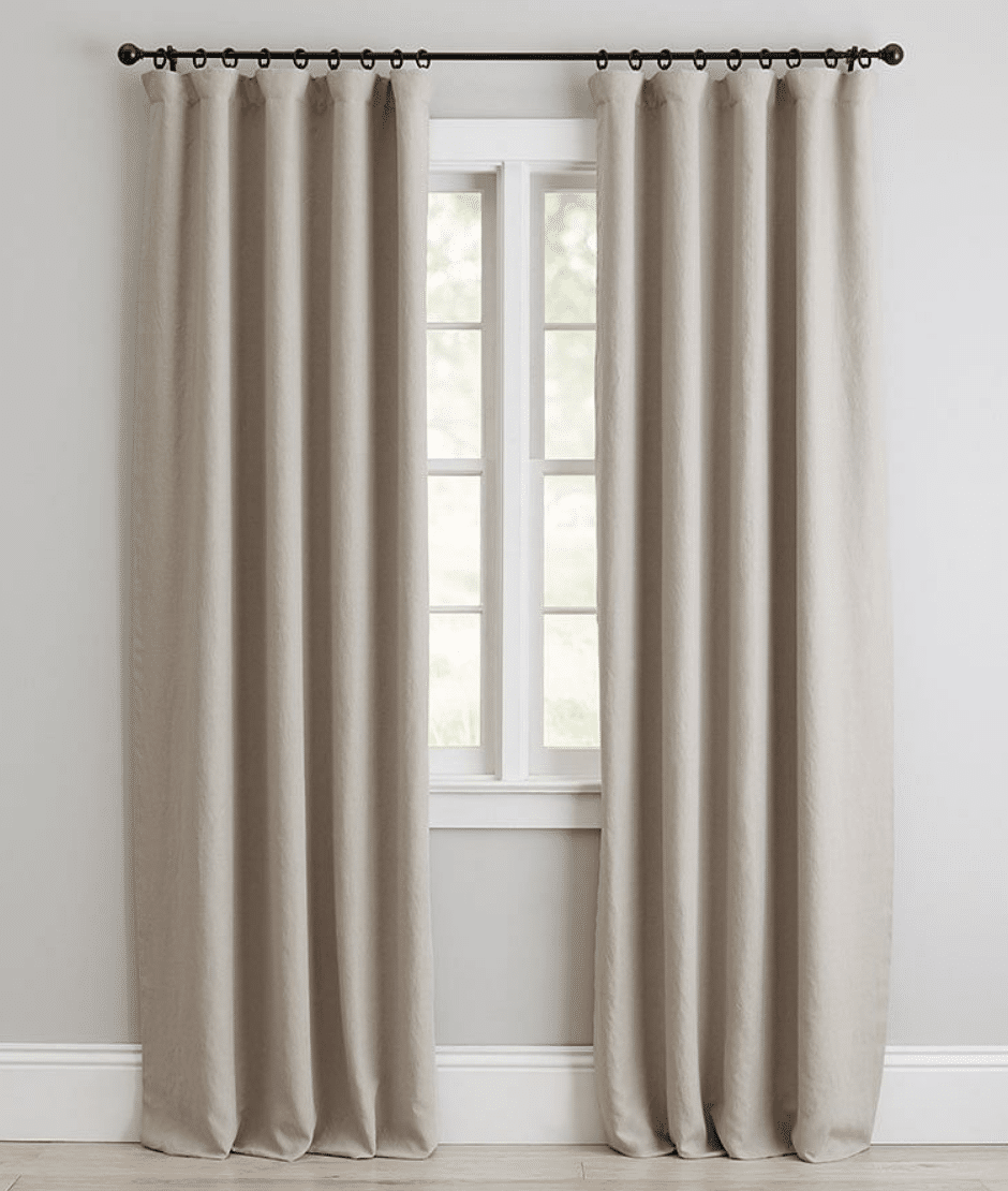 Belgian Flax Linen Blackout Curtain