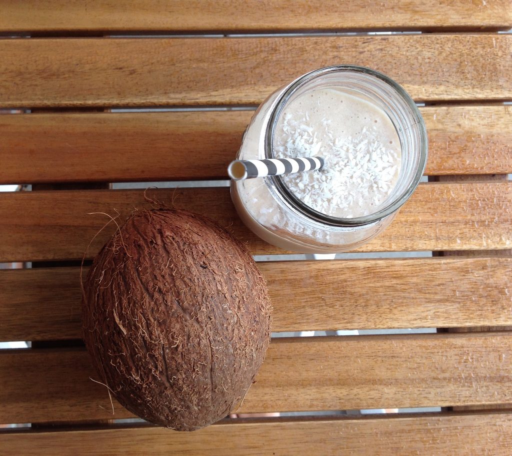 Coconut + Blueberry Health Shake