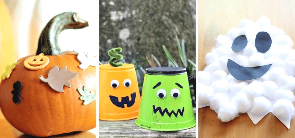 Halloween Art Projects : Puffy Halloween Art – Fun Littles