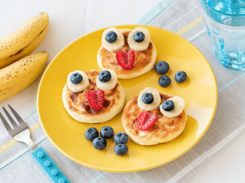 Animal Face Pancakes