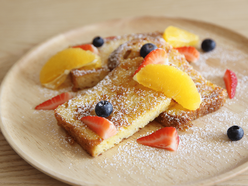French Toast Sticks with Fruit