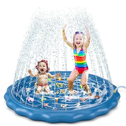 Jasonwell Splash Pad Sprinkler for Kids